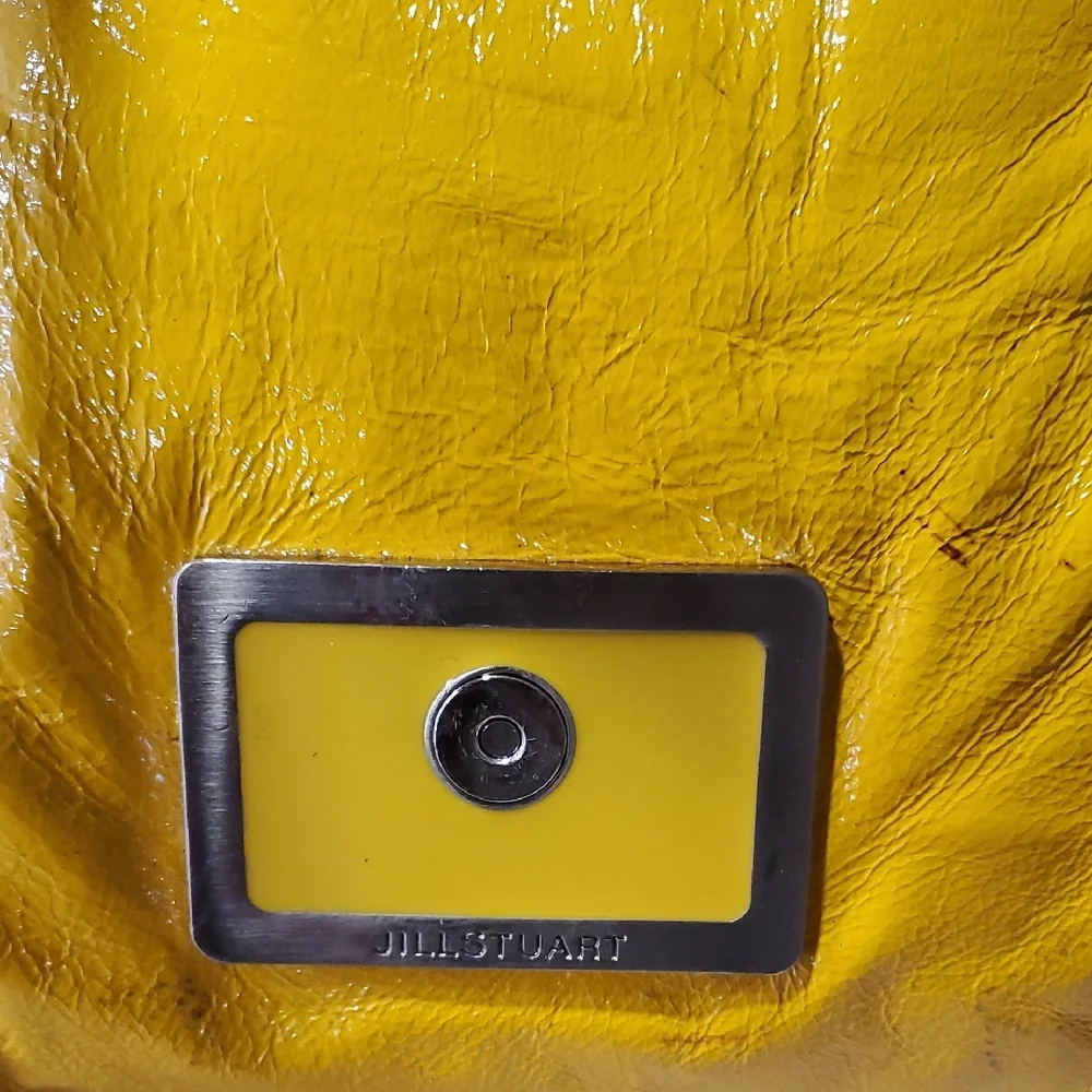 Flawed Jill Stuart Vibrant Yellow Shoulder Bag - Picture 13 of 16